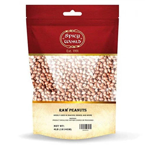 Raw Peanuts 2LB | Premium Whole Peanuts for Snacking & Cooking